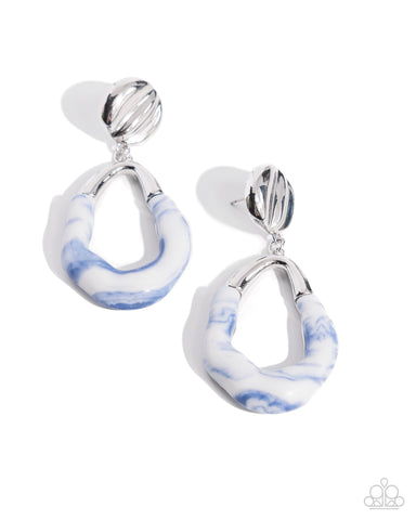 High-Sheen Swirls - Blue