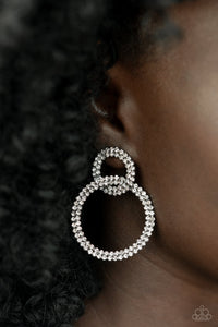 Intensely Icy Black Post Earring Life of the Party December