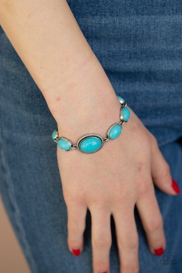 Serene Stonework Blue